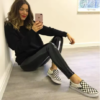 Leggings efecto piel de tiro alto
